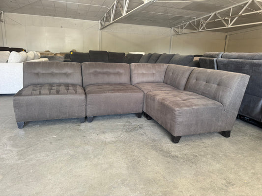 Modular Gray Sectional Sofa