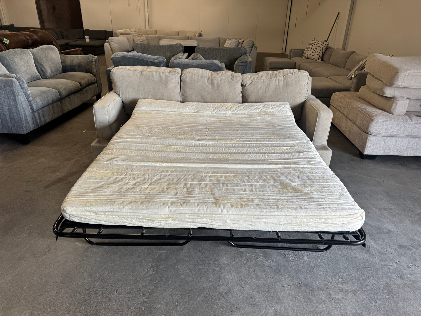 Beige Sleeper Sofa