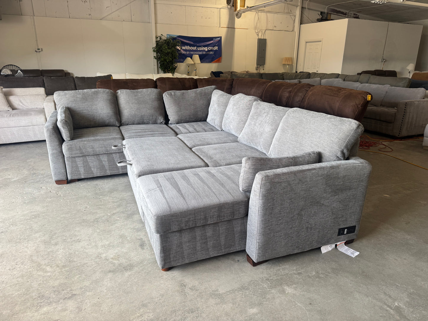 Coddle Luke Sleeper Sofa w/ Reversible Storage Chaise