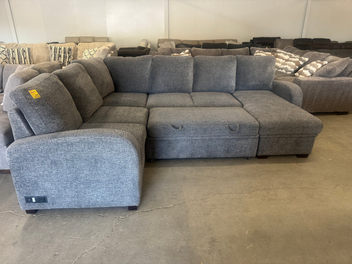 Gray Coddle Sleeper Sectional Sofa