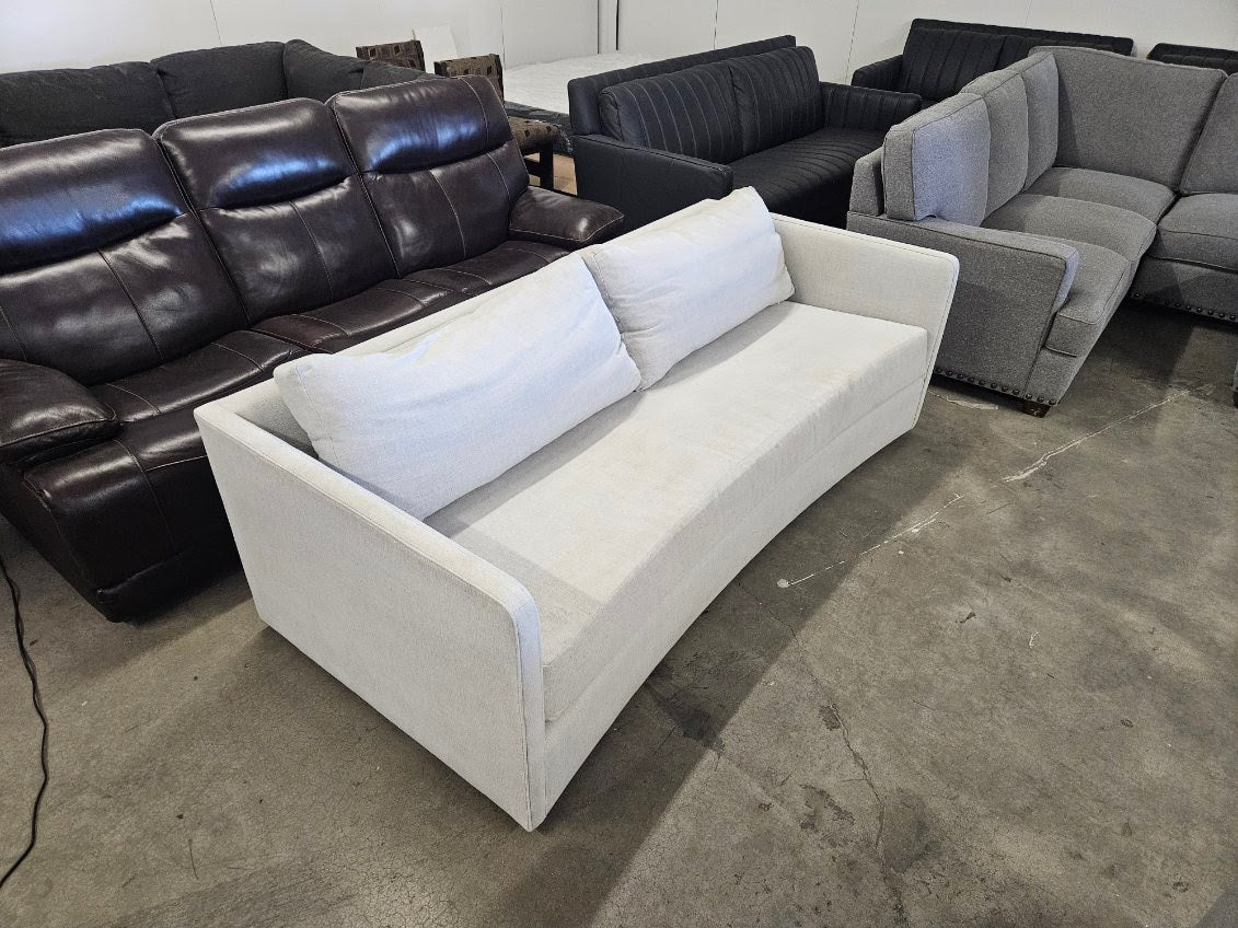Vanguard EASE Designer Sofa in Cream Performance Fabric