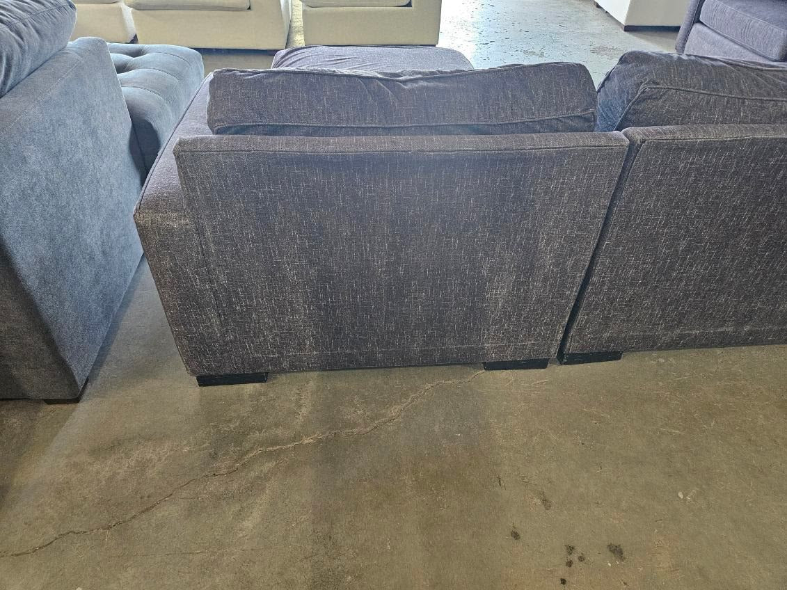 Charcoal Gray U-Shaped Sectional