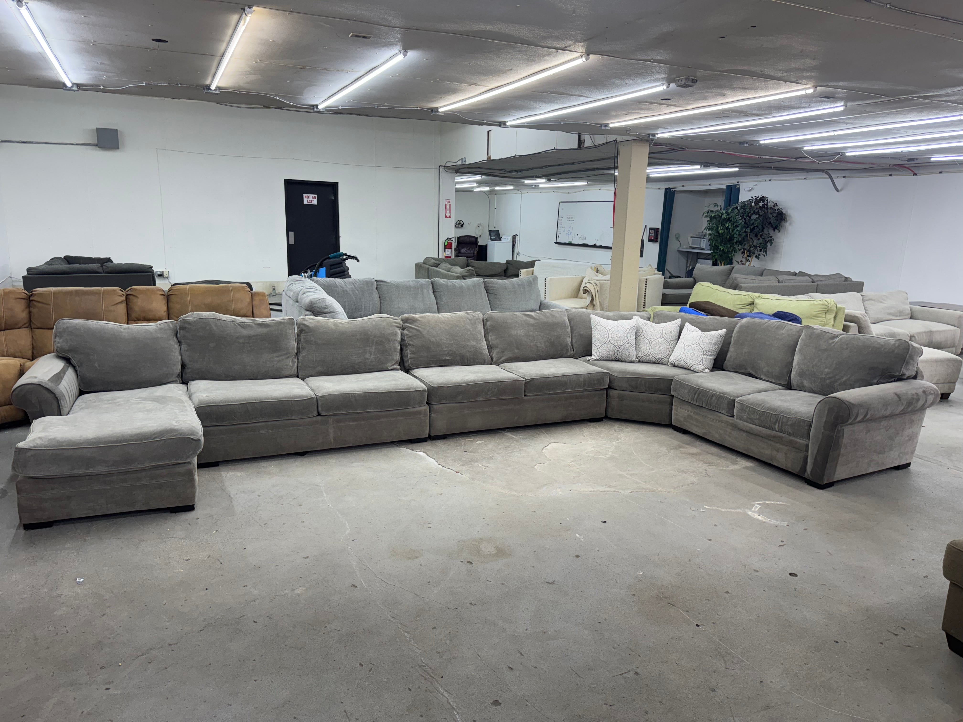 Modular Monstrosity Absolute Monster Gray Modular Sectional Sofa – Couchy Store
