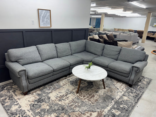 Gray L Shape Sectional