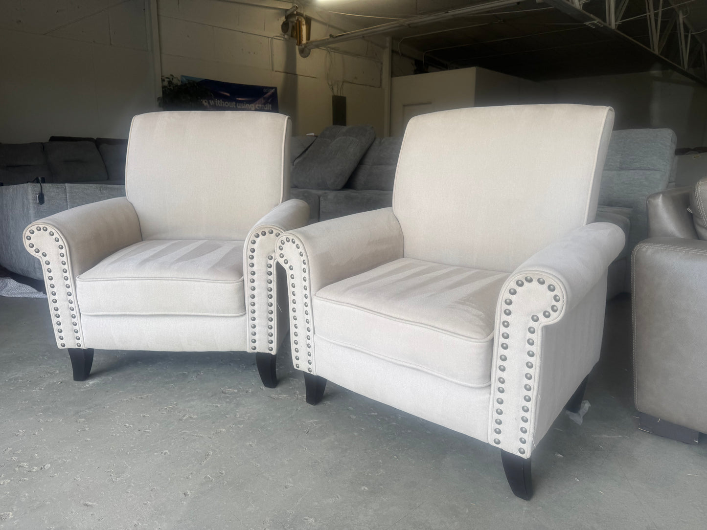 Monroe Fabric Club Chairs (Set of 2)