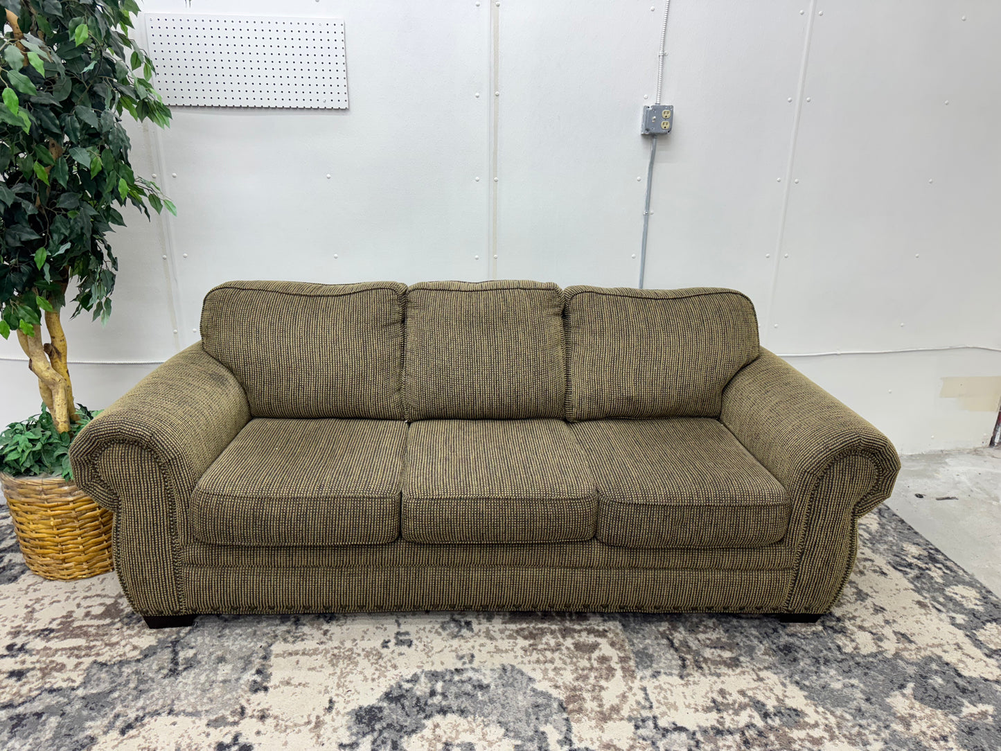 Brown 3 Seater Couch