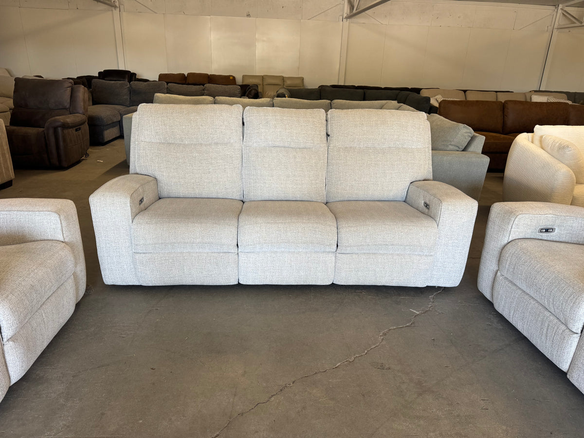 Living Room Set – Ashley Biscoe Performance Fabric Dual Power Reclining Sofa, Loveseat & Recliner