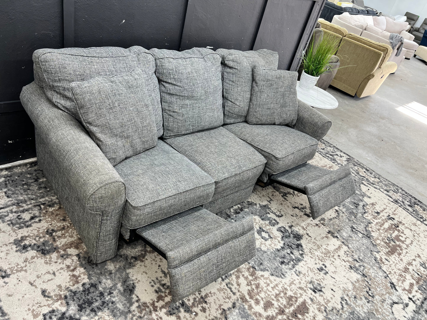 Gray La-Z-Boy Electric Reclining Couch