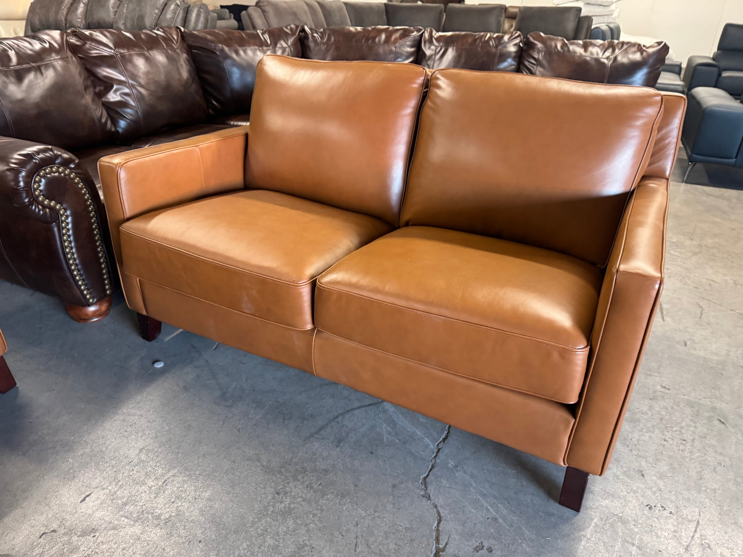 Leather Sofa Set – West Park 3-Piece Leather Set (Sofa, Loveseat & Chair)