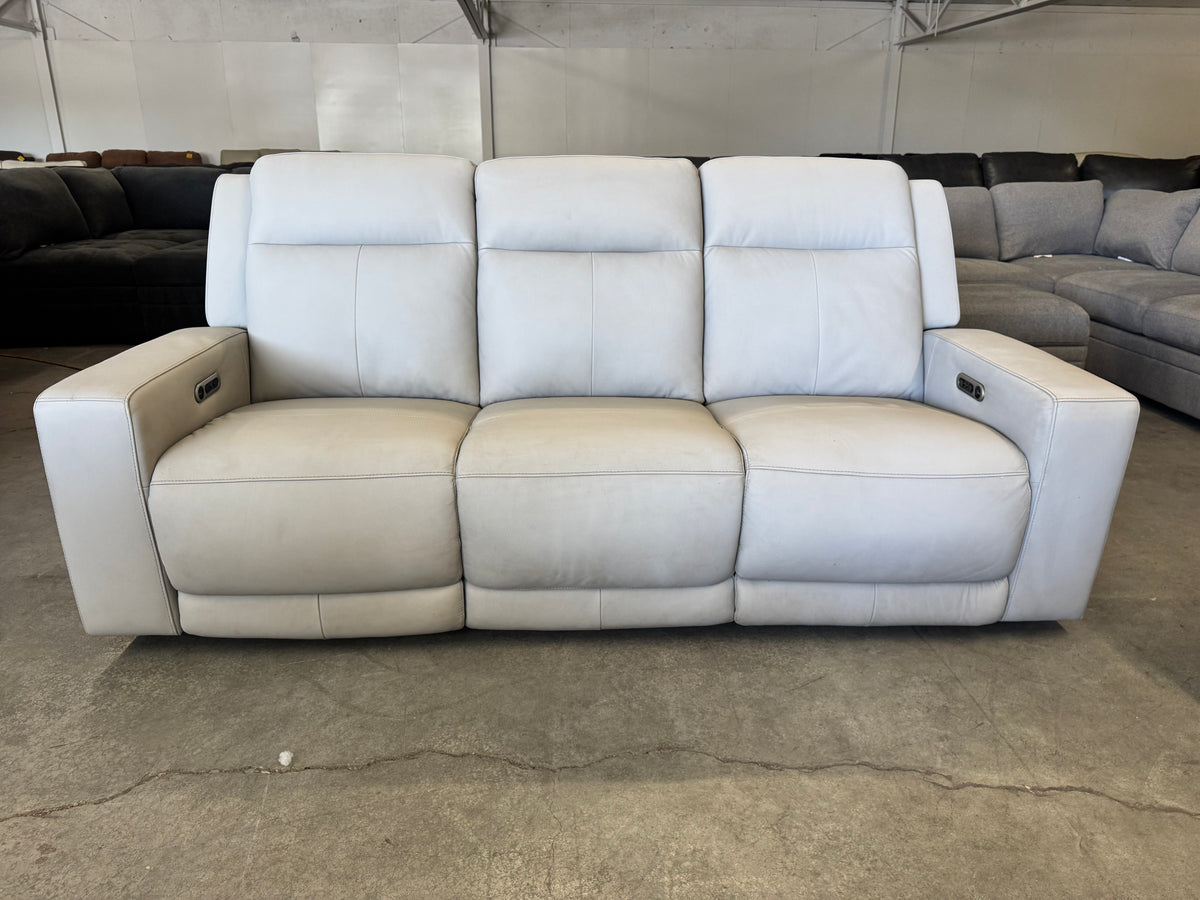 Simon Li Wren Leather Power Reclining Sofa & Zero Gravity Recliner