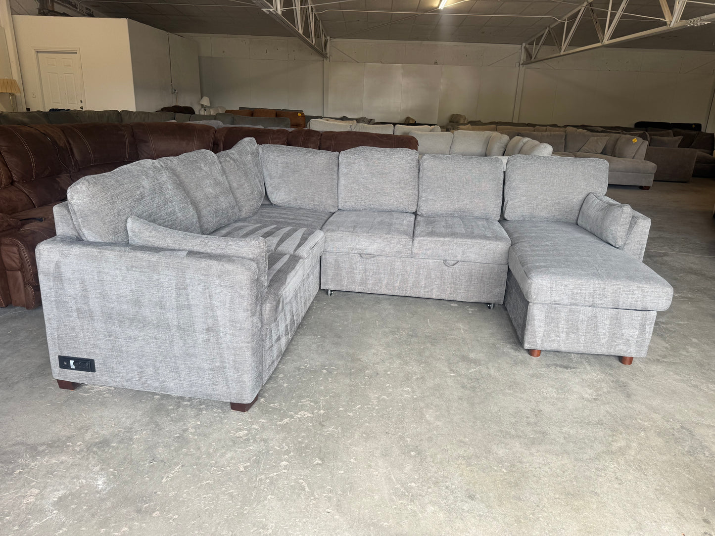 Coddle Luke Sleeper Sofa w/ Reversible Storage Chaise