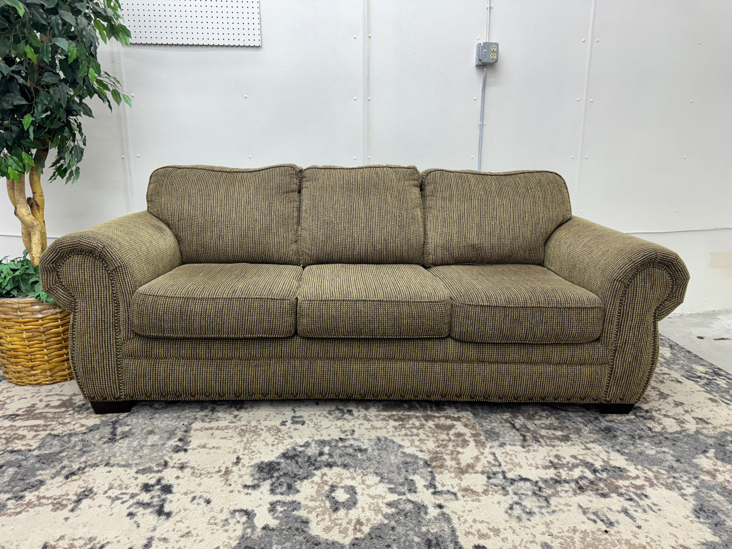 Brown 3 Seater Couch