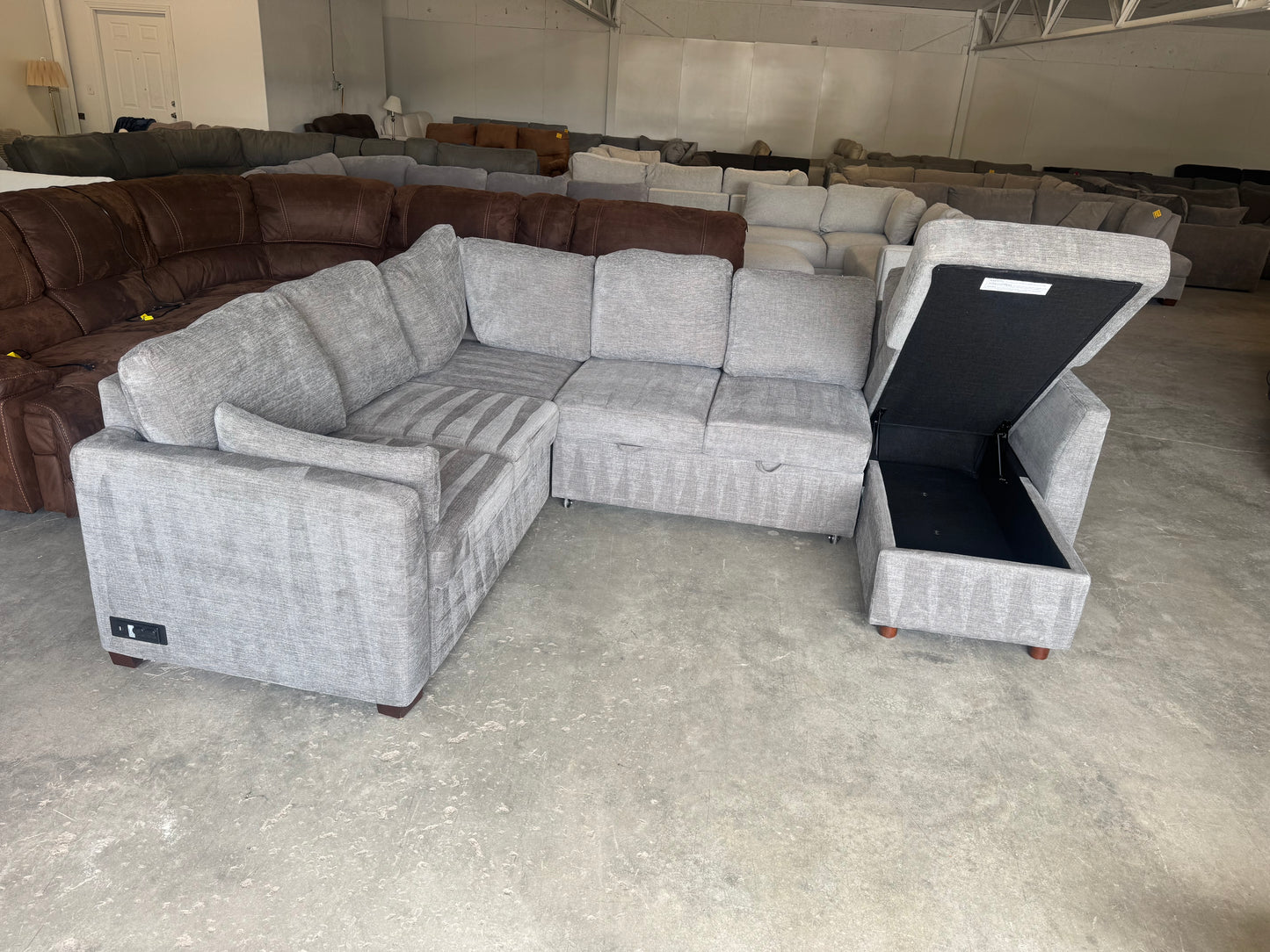 Coddle Luke Sleeper Sofa w/ Reversible Storage Chaise