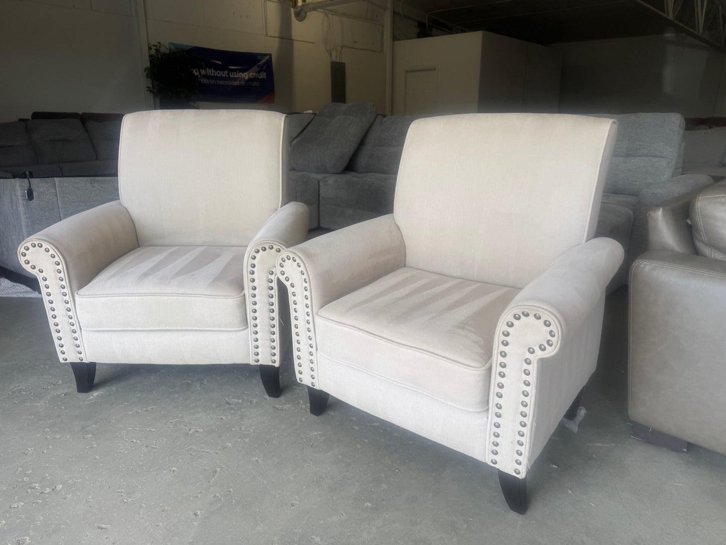 Monroe Fabric Club Chairs (Set of 2)
