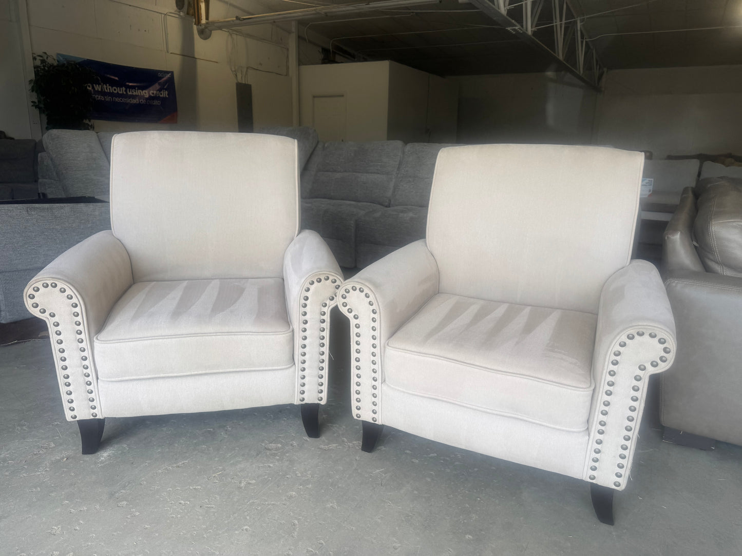 Monroe Fabric Club Chairs (Set of 2)