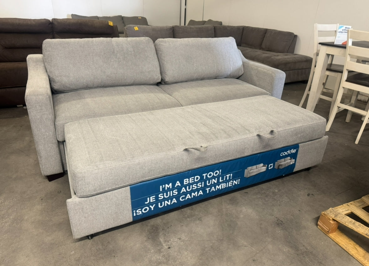 Gray Coddle Aspen Convertible Sleeper Sofa