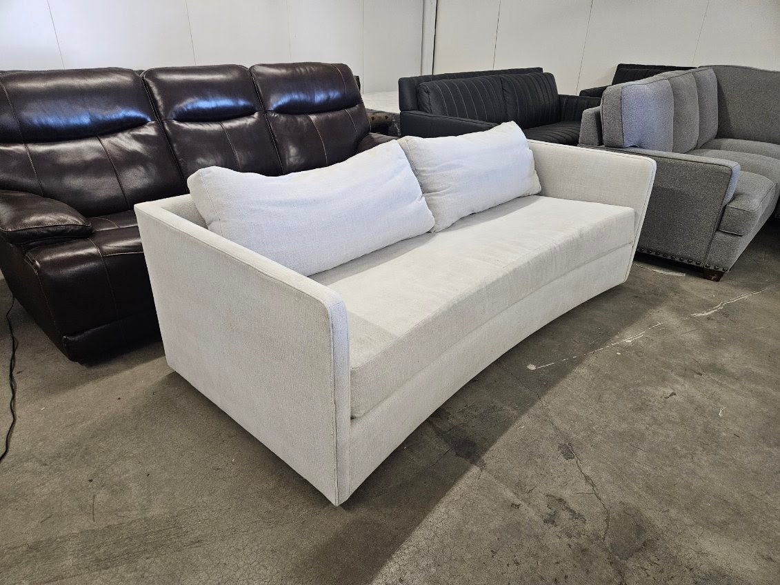 Vanguard EASE Designer Sofa in Cream Performance Fabric