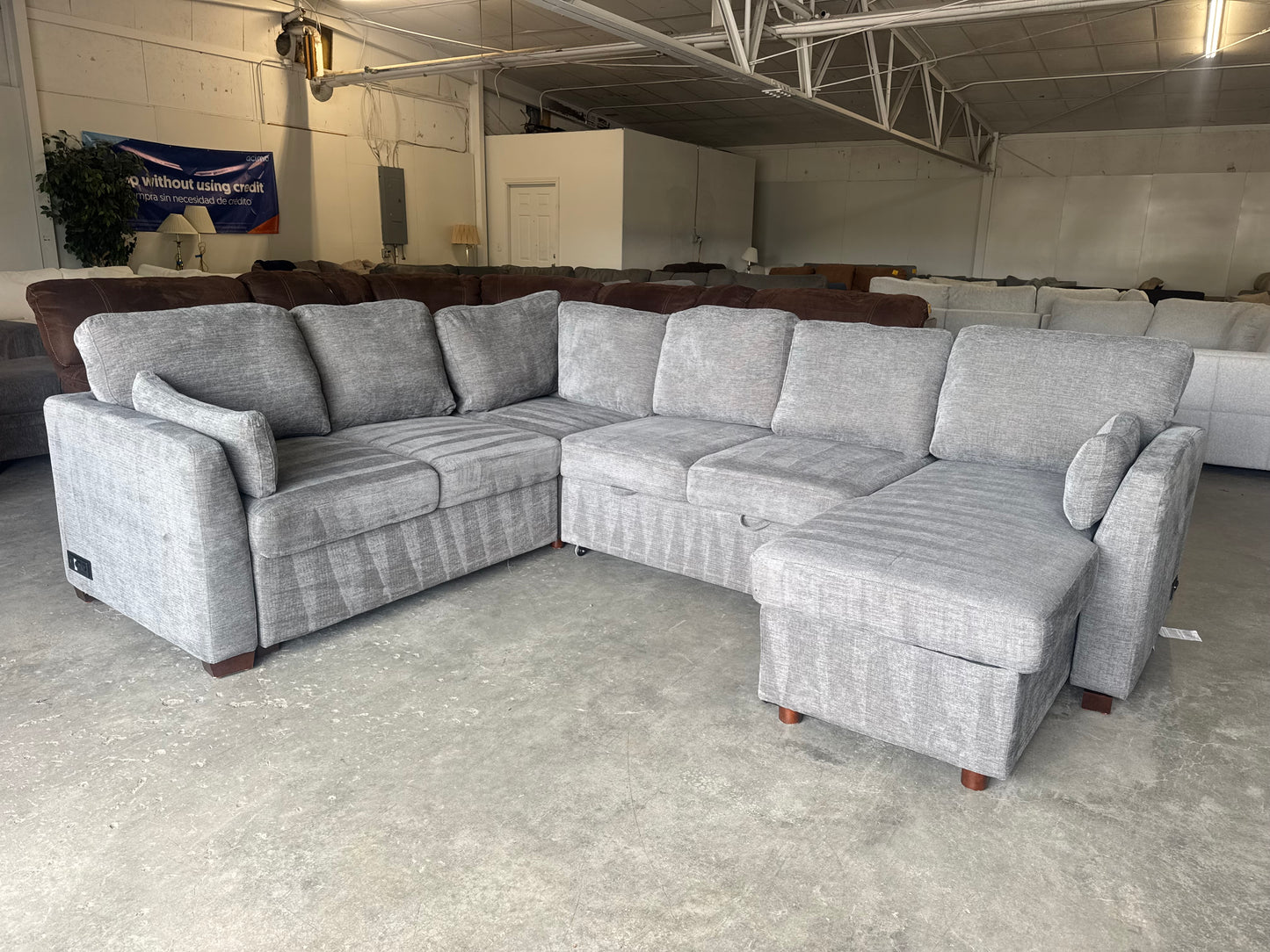 Coddle Luke Sleeper Sofa w/ Reversible Storage Chaise