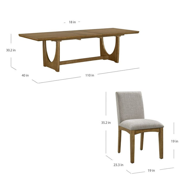 Thomasville Carmel Valley Dining Table & 8 Chairs