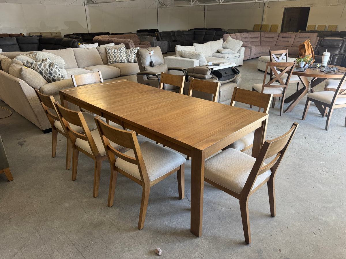 Clayton Dining Table & 8 Chairs