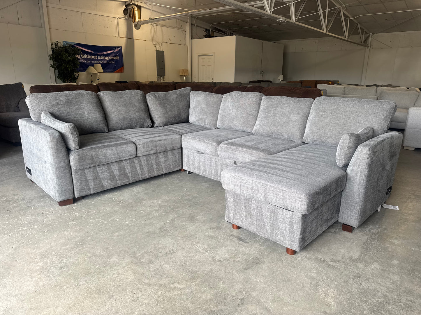 Coddle Luke Sleeper Sofa w/ Reversible Storage Chaise