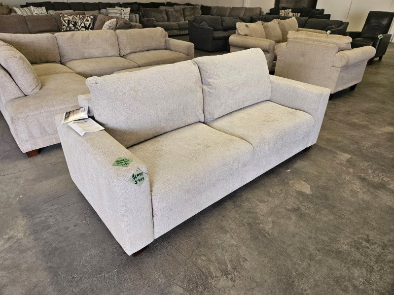 Beige Sleeper Sofa with Queen Mattress