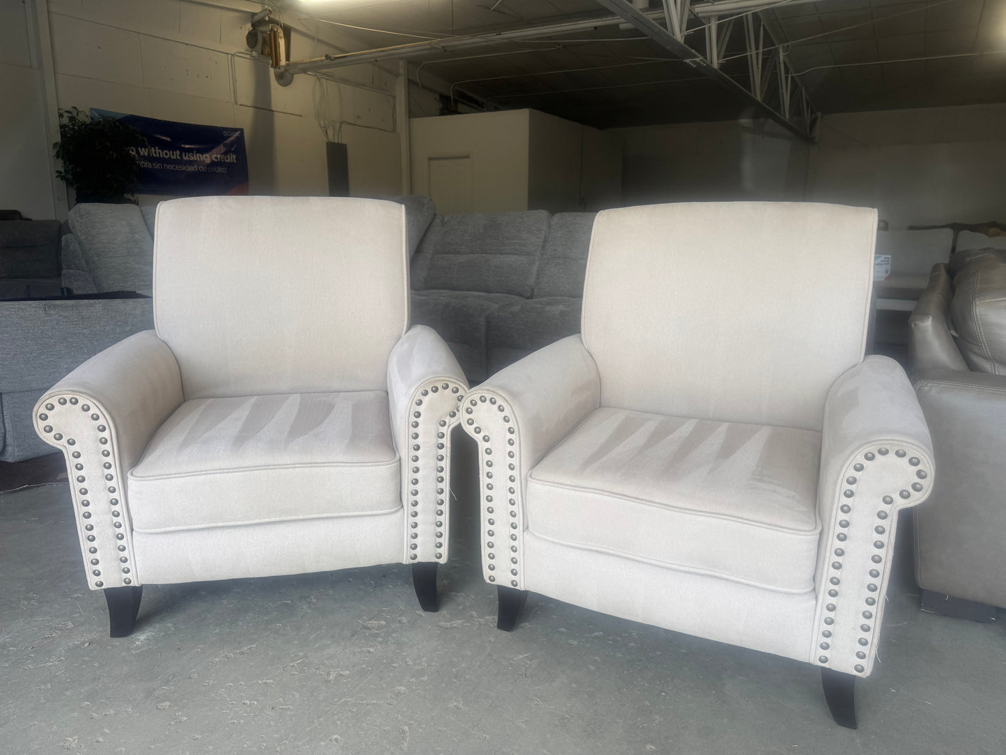 Monroe Fabric Club Chairs (Set of 2)