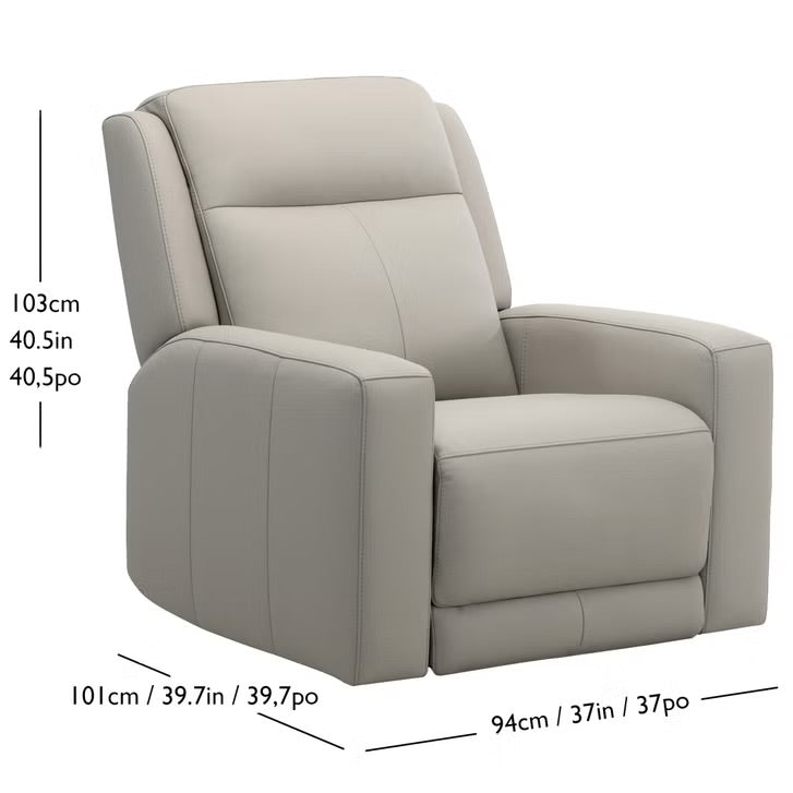 Simon Li Wren Leather Power Reclining Sofa & Zero Gravity Recliner