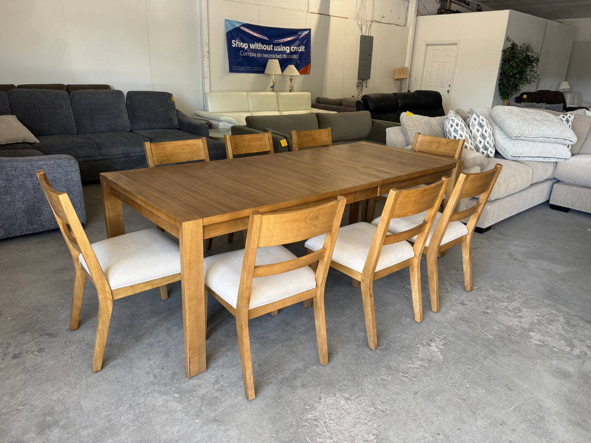 Clayton Dining Table & 8 Chairs