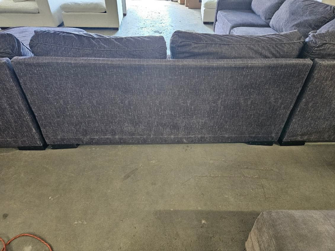 Charcoal Gray U-Shaped Sectional
